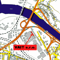 Mapa k spoločnosti Vait, s.r.o.